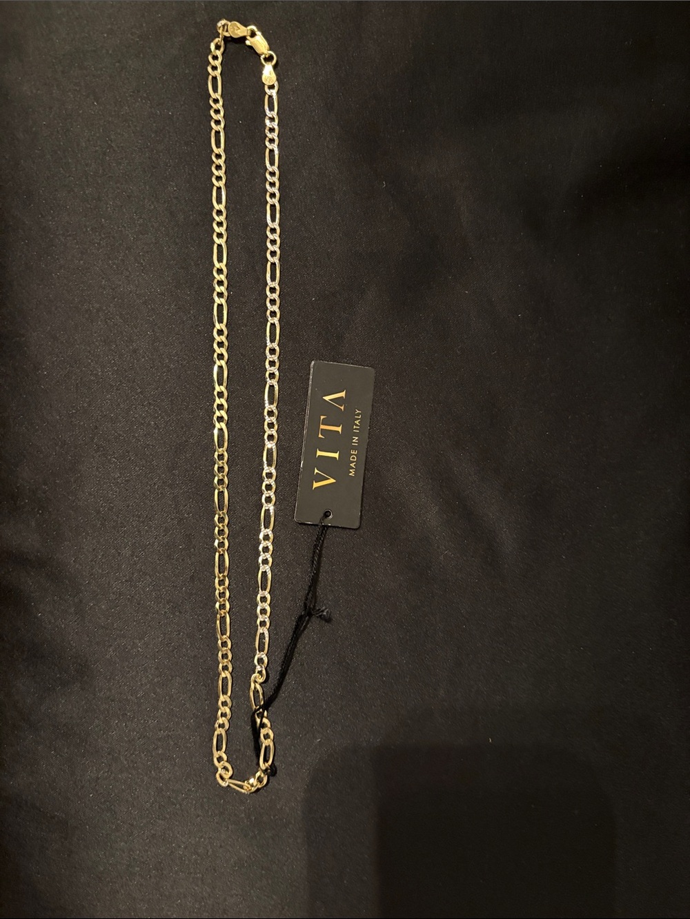 Gold Figaro Chain Necklace - Women's Jewelry